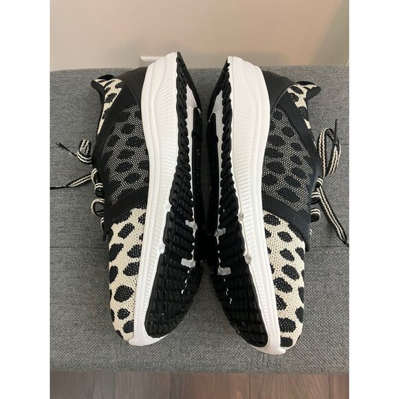 Avia Black White Spotted Sneakers Size 8 - Picture 2 of 5
